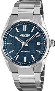 Casio Edifice EFK110D-2A Electroform Blue Textured Dial Automatic Stainless Steel