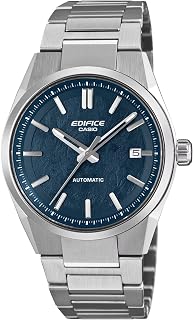 Casio Edifice EFK110D-2A Electroform Blue Textured Dial Automatic Stainless Steel