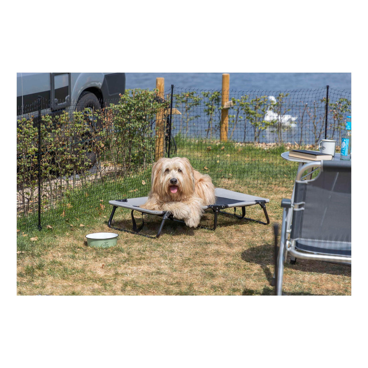 Portable Pet Fence by Trixie – Plastic, Black, Model 39539