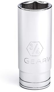 GEARWRENCH 3/8" Drive Deep SAE Socket 3/4", 6 Point - 80371
