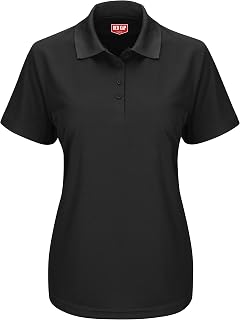 Red Kap Womens Short Sleeve Knit Performance Polo