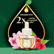 Scented Oil Vibrant Refill Cherry Blossom & Raspberry 5 ct. by Air Wick – 3.38 Fl Oz (Pack of 1), Pink, Model 6233801065