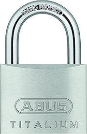 ABUS 64TI/50 C Titalium Aluminum Alloy Padlock Keyed Different | Locks, Lockout Tags, Lockout Hasps (Elite)