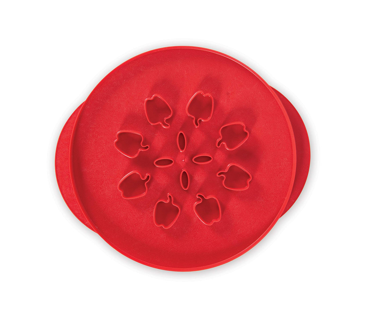 Nordic Ware 14.5 x 12.25 x 0.75 inch / Apple & Leaves Pie Top Cutter / Red Cookie Cutters