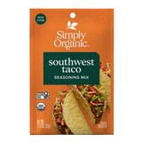 Southwest Taco Seasoning Mix by Simply Organic – 1.13 Ounce (Pack of 12), White, Pack of 12, Model 18533