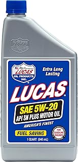 Lucas Oil 10516 SAE 5W-20 Motor Oil - 1 Quart