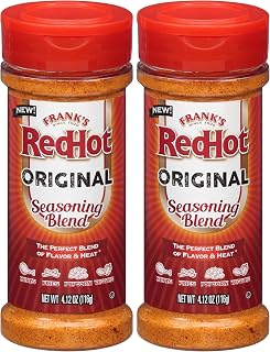 Frank's RedHot Original Seasoning Blend, 4.12 oz (Pack of 2)