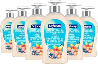 Softsoap Hand Soap, Warm Vanilla and Coconut Milk, 11.25 fl oz (6 Pack)