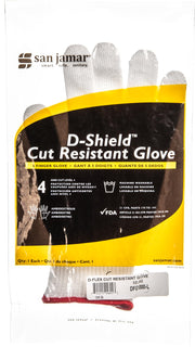 San Jamar Large / Tan / Basic Cut Resistant Gloves