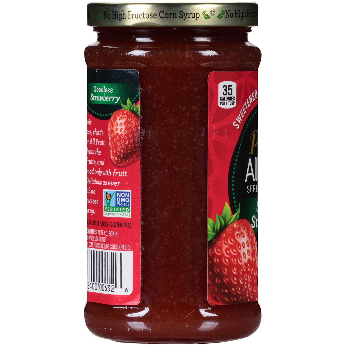 All Fruit Spreadable Fruit by Polaner – 15.25 Ounce (Pack of 1), Seedless Strawberry, Model 001632