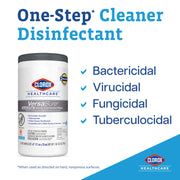 Healthcare VersaSure Cleaner Disinfectant Wipes by Clorox – 85 Count (Pack of 1), Bamboo, Gray, Model 31757