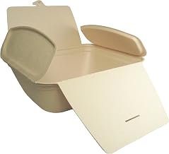 World Centric FP-SC-U3 Fiber Compost-A-PAK Flap Container, 64 oz. (Pack of 200)