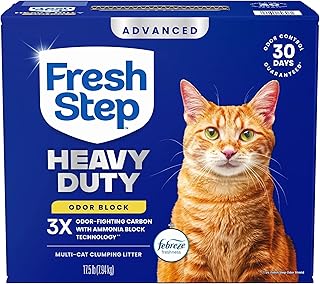 Fresh Step Advanced Heavy Duty Multi Cat Clumping Cat Litter, 17.5 lb.