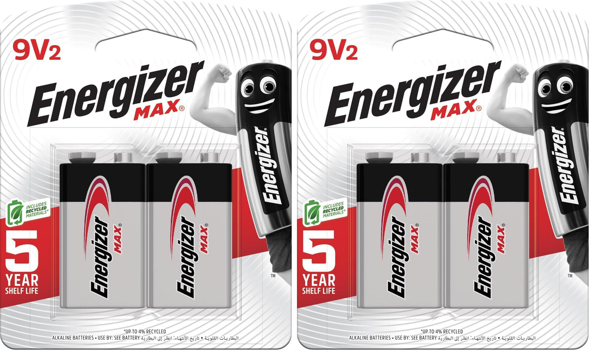 Energizer 2 Count (Pack of 2) / 1 / 2 9V