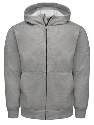 Men's Performance Work Hoodie by Red Kap – Large Tall, Polyester, Grey Heather, Model HJ10GY LN L