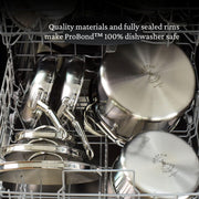 ProBond Forged TITUM - Professional Clad Stainless Steel by Hestan – 3.5 quarts, Stainless Steel, Model 5299