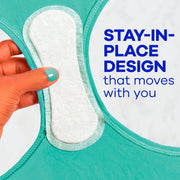 Panty Liners for Women Premium Cotton Liners 200 Count by Always – Regular, Cotton