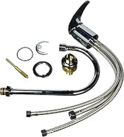 T&S Brass B-2742 Single Lever Side Mount Control Swivel Gooseneck Vandal Resistant Aerator