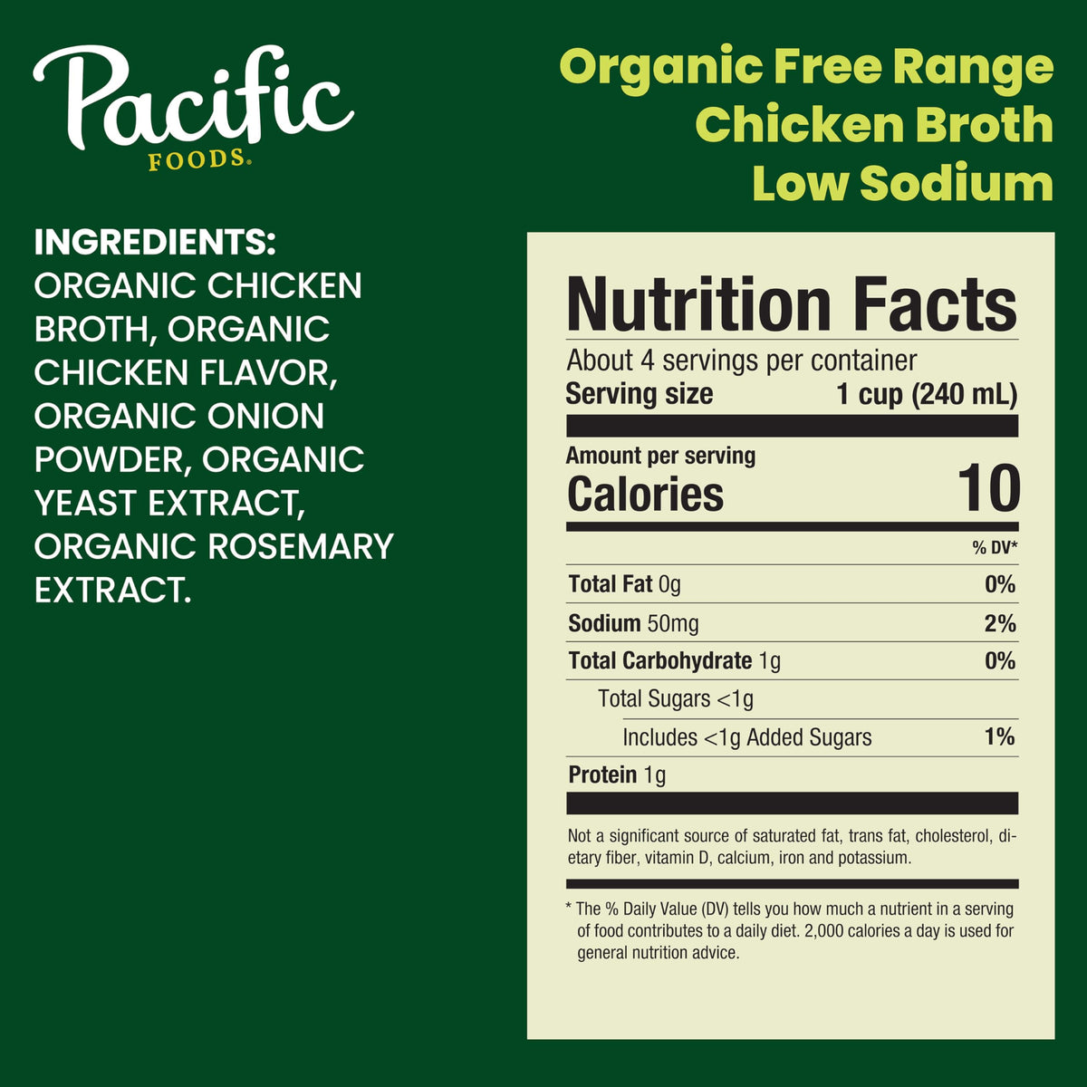 Organic Broth Chicken Low Sodium, 8 Ounce, 8 Pack by Pacific Foods – 2 Ounce (Pack of 8), Pack of 8, Model 0052603289962