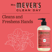 Mrs. MEYER'S Rhubarb(Pack of 3) / 12.5 Fl Oz (Pack of 3) / Rhubarb Hand Wash