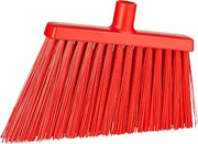 Vikan 29144 Broom,Angle Cut,Stiff,11",PP/PET,Red