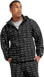 Champion Men's Jacket, Windbreaker Jacket for Men,anorak Jacket With Scuba Hood,water-resistant
