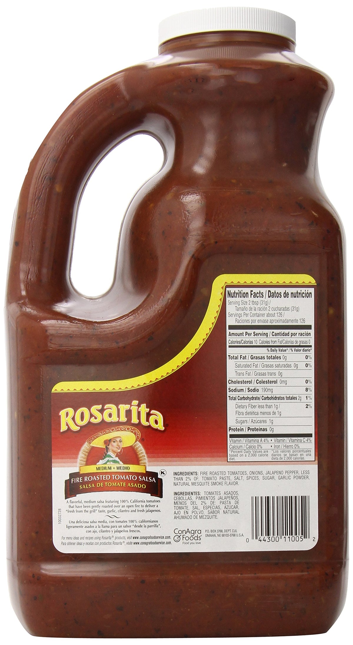 Rosarita Fire Roasted Tomato Salsa / 128 Ounce / 1 Salsas