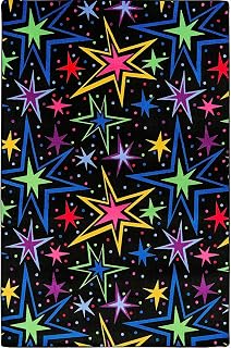 Joy Carpets Fluorescent Kapow 4' x 6' Area Rug