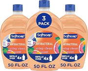 Softsoap Crisp Clean Antibacterial Liquid Hand Soap Refill, 50 fl oz