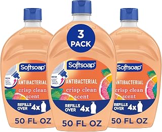 Softsoap Crisp Clean Antibacterial Liquid Hand Soap Refill, 50 fl oz