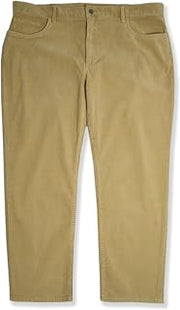 Brooks Brothers Red Fleece Mens Slim Fit Mini Corduroy Pants, (42W x 30L, 67838 Granola Brown)