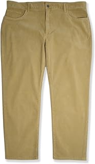 Brooks Brothers Red Fleece Mens Slim Fit Mini Corduroy Pants, (42W x 30L, 67838 Granola Brown)