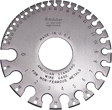 Mitutoyo 950-202, American Standard Wire Gage for 0-36 Gage Non-Ferrous Wire