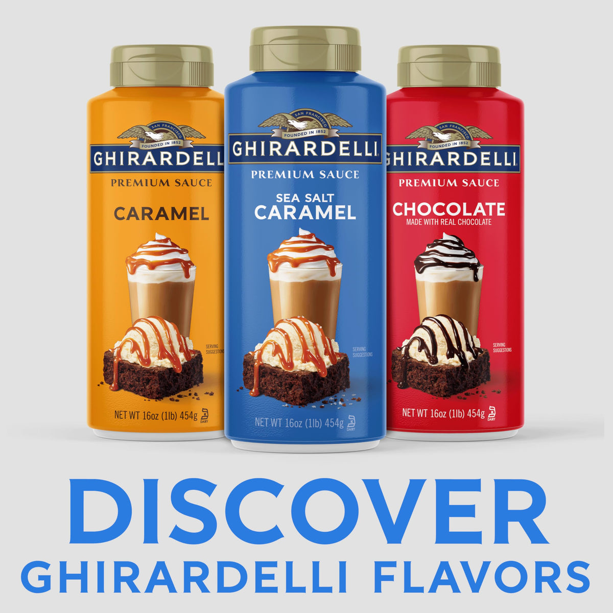 Ghirardelli Sea Salt Caramel / 16 Fl Oz (Pack of 1) / 1 Caramel