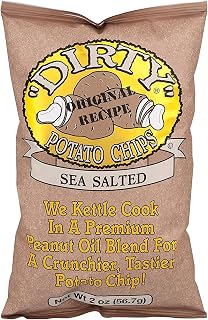 Dirty Potato Chips Dirty Kettle Potato Chip Sea Salted 2 Oz (Pack of 5)