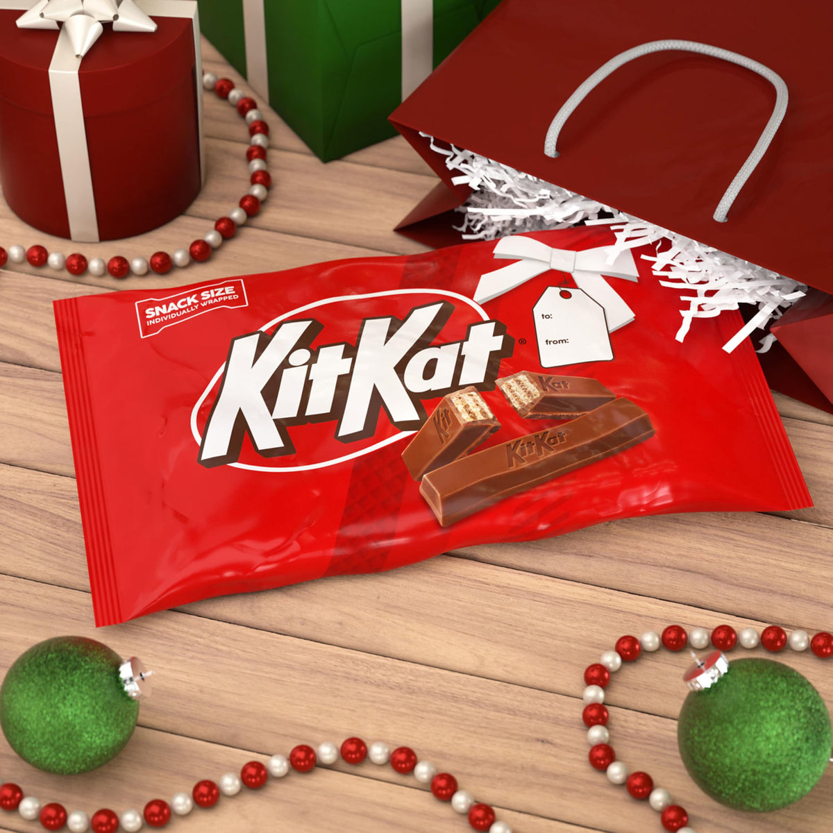 Milk Chocolate Wafer Snack Size by Kit Kat – 32 Ounce (Pack of 1), brown, Model 00034000259106