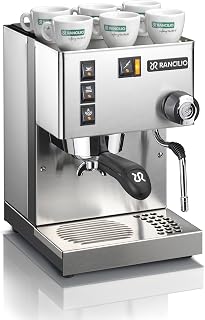 Rancilio Silvia Espresso Machinet,0.3 liters, with Iron Frame and Stainless Steel Side Panels, 11.4 by 13.4-Inch
