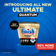 Ultimate Dishwasher Detergent- 28 Count - With CycleSync™ Technology - Dishwashing Tablets - Dish Tabs by Finish – 28 Count (Pack of 1), Black, Model 5170099827