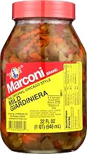 Marconi The Original Chicago Style Mild Giardiniera, 32 Ounce (Pack of 12)