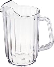 Winco 32 oz Clear Plastic Water Pitcher (Set of 4)