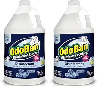 OdoBan Disinfectant Concentrate and Odor Eliminator, 1 Gallon, Night Ice (Pack of 2)