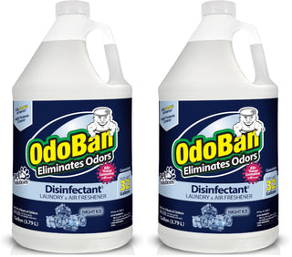Disinfectant Concentrate and Odor Eliminator by OdoBan – 128 Fl Oz (Pack of 2), Clear, Pack of 2, Model 911901