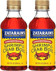 Zatarain's Concentrated Shrimp & Crab Boil, 8 fl oz (Pack of 2)