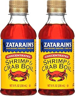 Zatarain's Concentrated Shrimp & Crab Boil, 8 fl oz (Pack of 2)