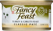 Fancy Feast Cat Turkey & Giblets Food, 3 oz