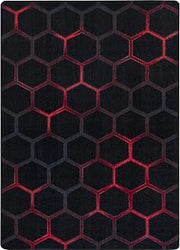 Joy Carpets Kid Essentials Breakout Ruby 13'2" Round Area Rug