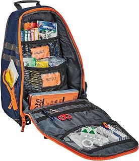 Ergodyne Arsenal 5244 Responder Backpack, with Class A First Aid Kit Supplies Included, Orange