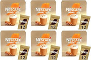 Nescafe NESCAFÉ Caramel Latte x12 Instant Coffee Sachets (Pack of 6, Total 72 Sachets)