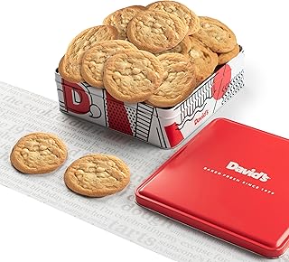 David's COOKIES Fresh-Baked Macadamia Nut Gourmet Cookie Gift Basket 1lb