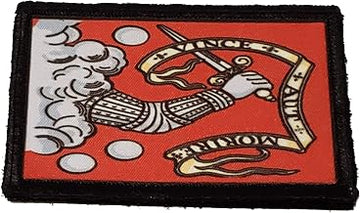 Bedford Flag Patriot Morale Patch, 2x3 Hook & Loop